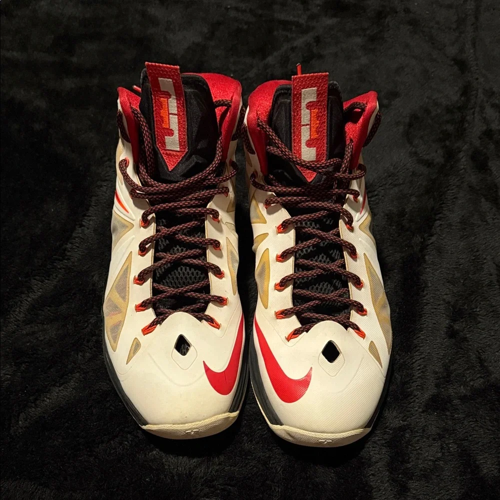 Nike LeBron 10 Miami Home Red & White - Picture 3 of 7